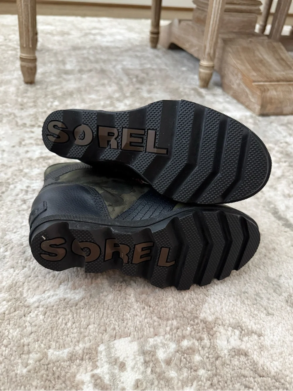 Sorel Lexie Camo Wedge Winter Boots